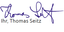 Unterschrift Thomas Seitz